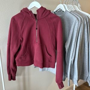 SCUBA OVERSIZED HALF-ZIP HOODIE